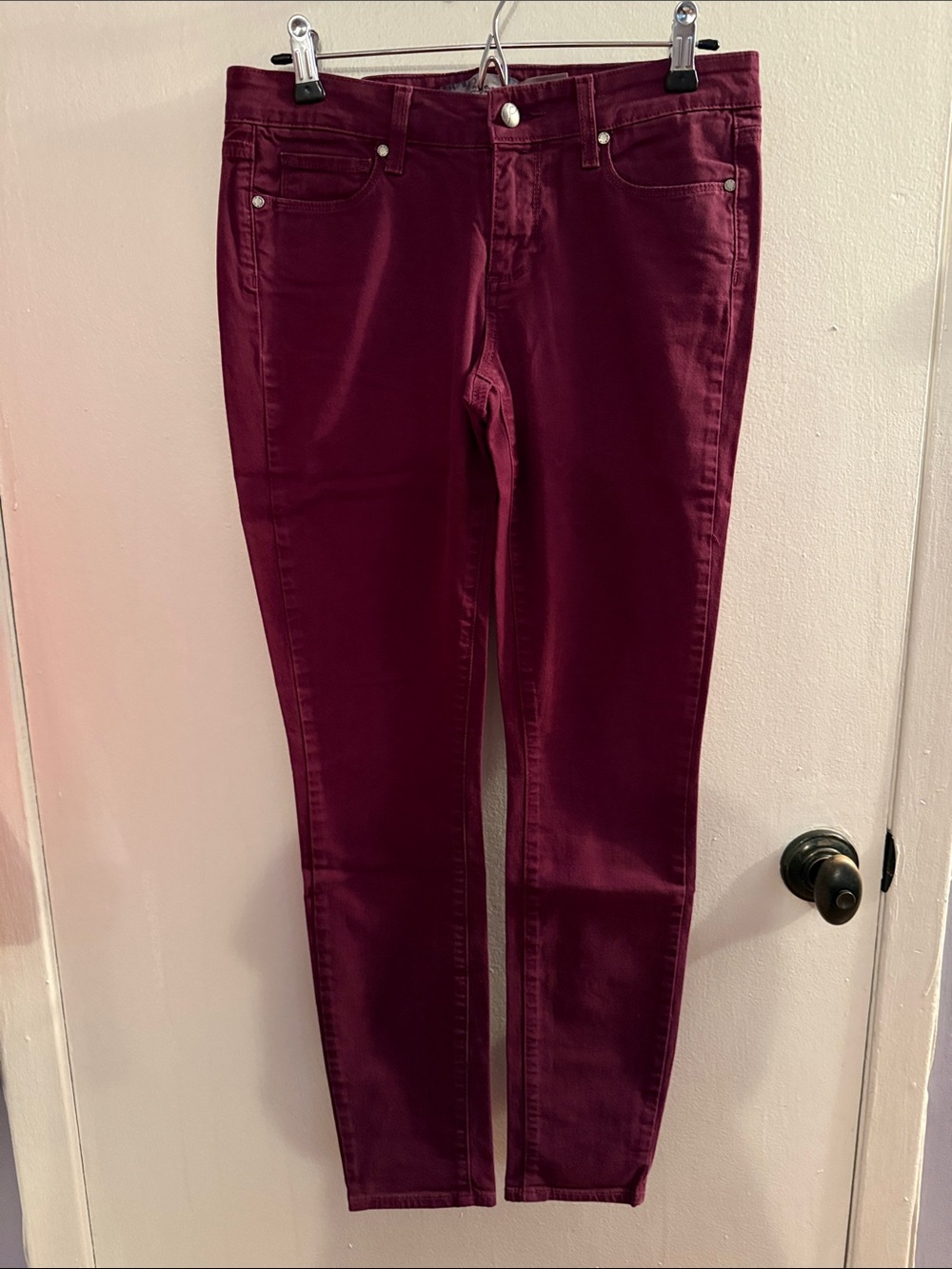 PAIGE Burgundy Jeans